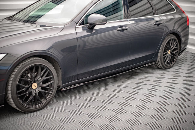 Maxton sideskørter til Volvo V90 Mk2 – blank sort – billede 1 af 5