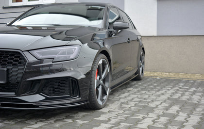 Maxton sideskørter til Audi RS3 Sportback 8V Facelift – blank sort – billede 3 af 6