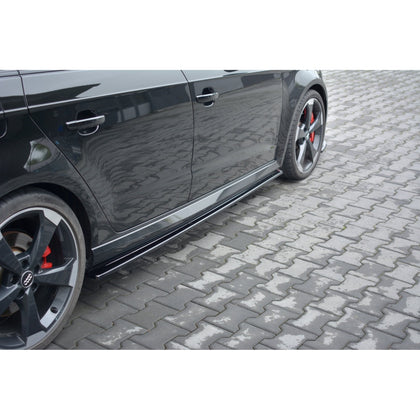 Maxton sideskørter til Audi RS3 Sportback 8V Facelift – blank sort – billede 4 af 6
