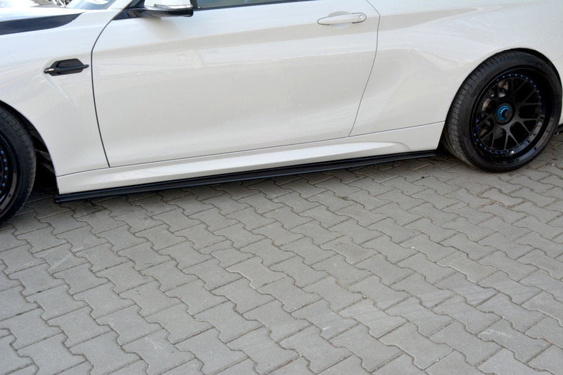Maxton sideskørter til BMW M2 F87 Coupé – blank sort – billede 1 af 7