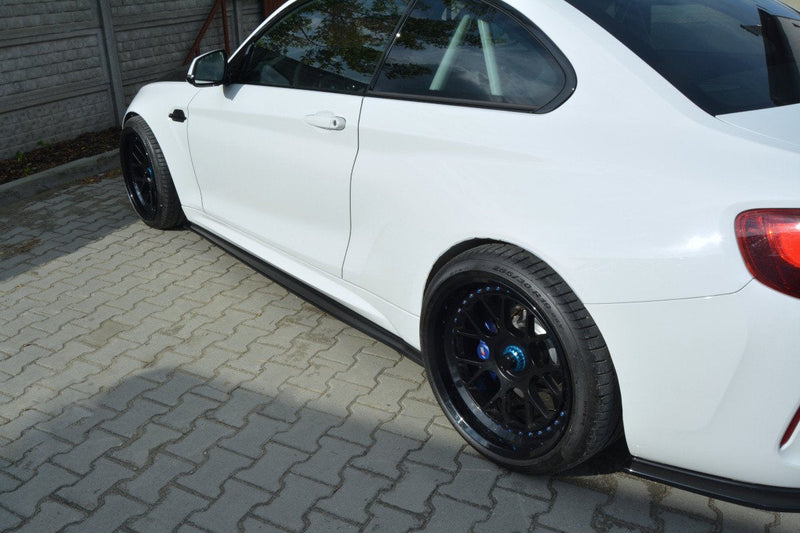 Maxton sideskørter til BMW M2 F87 Coupé – blank sort – billede 3 af 7