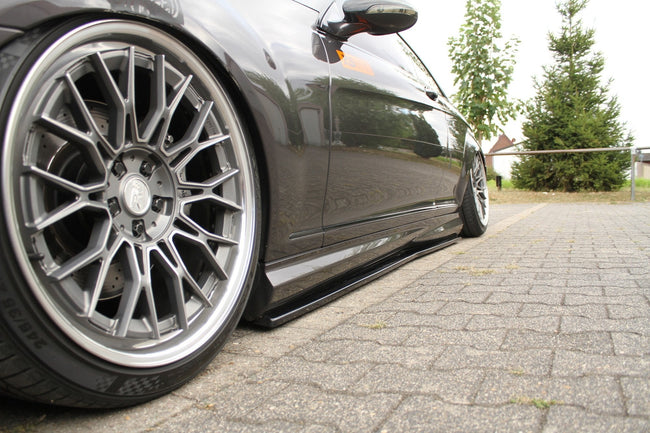 Maxton sideskørter til Mercedes CL 500 C216 Amgline – blank sort – billede 1 af 2