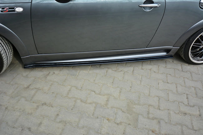 Maxton sideskørter til Mini R53 Cooper S JCW – blank sort – billede 2 af 4