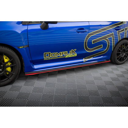 Maxton sideskørter til Subaru WRX STI – blank sort – billede 1 af 5