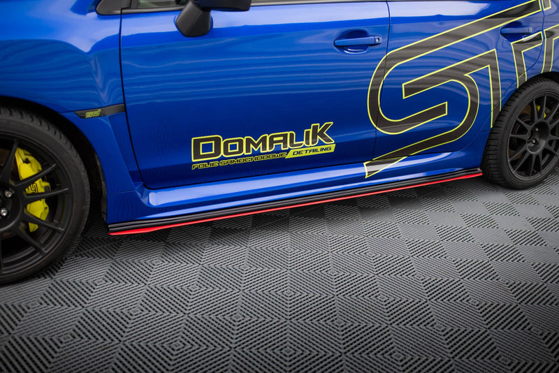 Maxton sideskørter til Subaru WRX STI – blank sort – billede 1 af 5