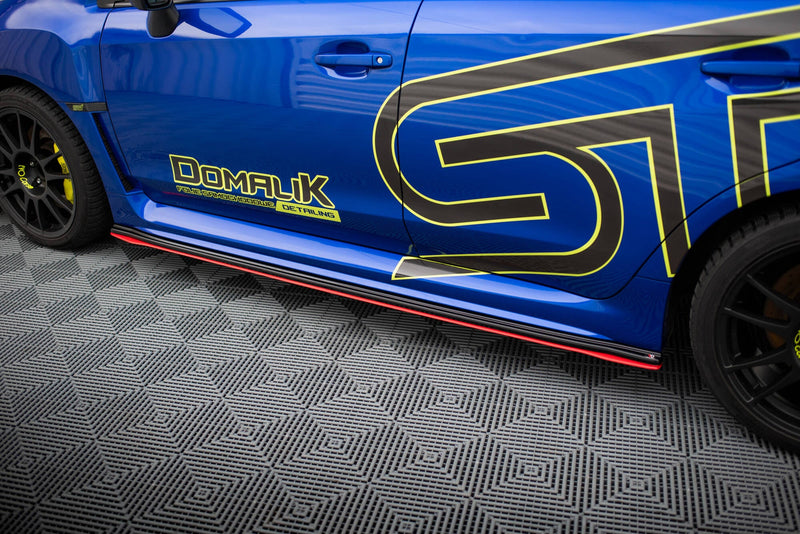 Maxton sideskørter til Subaru WRX STI – blank sort – billede 3 af 5
