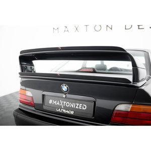 Maxton spoiler cap til BMW M3 / 3 M-Pack E36 Coupe GT Class – blank sort – billede 1 af 5
