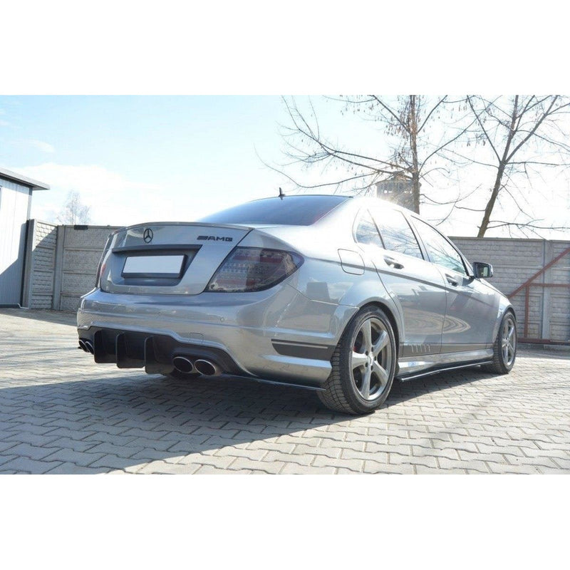 Maxton bagdiffuser til Mercedes C W204 AMG-Line (Facelift) – billede 2 af 3