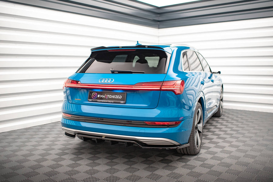Maxton spoiler cap til Audi e-tron – blank sort – billede 1 af 5