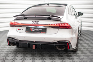 Maxton rear valance til Audi RS7 C8 / RS6 C8 / C8 Facelift – blank sort – billede 2 af 8
