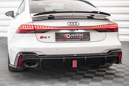 Maxton rear valance til Audi RS7 C8 / RS6 C8 / C8 Facelift – blank sort – billede 3 af 8
