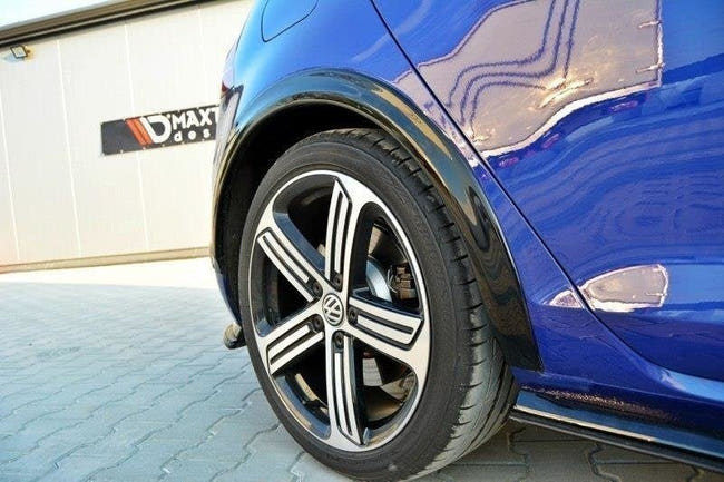 Maxton skærmudvidelser til Volkswagen Golf R / R-Line Mk7 Facelift – blank sort – billede 2 af 6