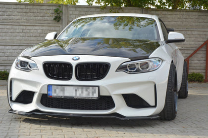 Maxton frontsplitter til BMW M2 (F87) Coupé – blank sort – billede 1 af 7