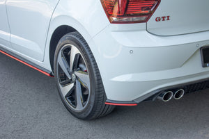Maxton side splitters til Volkswagen Polo GTI Mk6 – blank sort – billede 1 af 10
