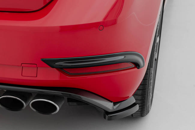 Maxton lygteindfatninger til Volkswagen Golf R / R-Line Mk7 Facelift – blank sort – billede 2 af 5