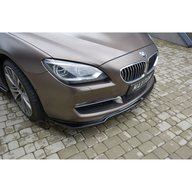 Maxton frontsplitter til BMW 6 Gran Coupé – blank sort – billede 2 af 6