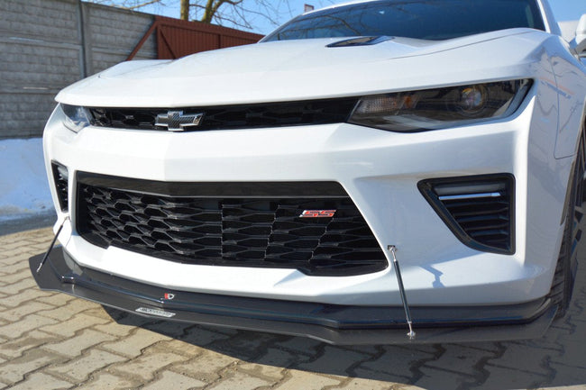 Maxton frontsplitter til Chevrolet Camaro 6TH-GEN. PHASE-I 2SS Coupe – blank sort – billede 1 af 5