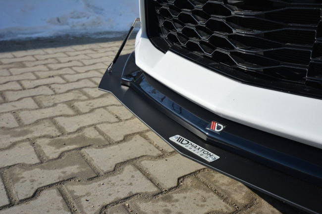 Maxton frontsplitter til Chevrolet Camaro 6TH-GEN. PHASE-I 2SS Coupe – blank sort – billede 2 af 5