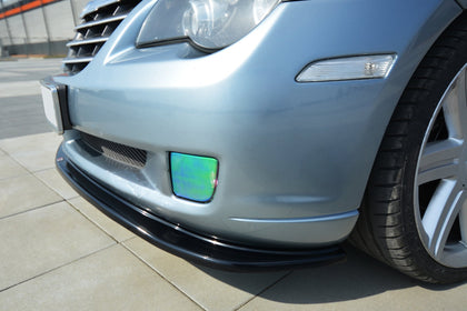 Maxton frontsplitter til Chrysler Crossfire – blank sort – billede 2 af 4