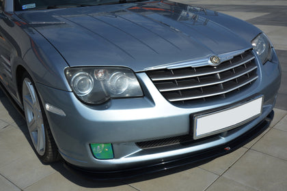 Maxton frontsplitter til Chrysler Crossfire – blank sort – billede 1 af 4