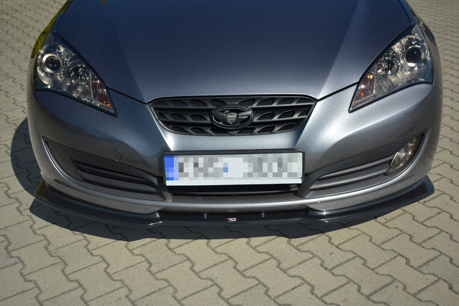 Maxton frontsplitter til Hyundai Genesis Coupé Mk1 – blank sort