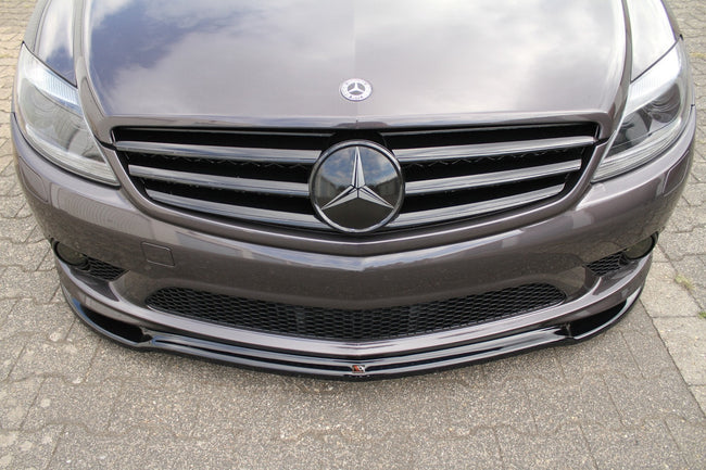 Maxton frontsplitter til Mercedes CL 500 C216 Amgline – blank sort – billede 1 af 3