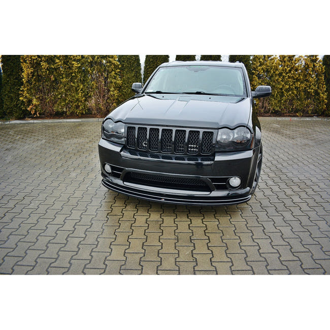 Maxton frontsplitter til Jeep Grand Cherokee WK STR8 – blank sort – billede 1 af 5