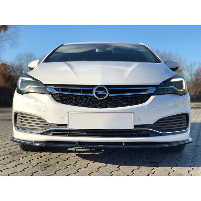 Maxton frontsplitter til Opel Astra K OPC-LINE – blank sort – billede 2 af 4