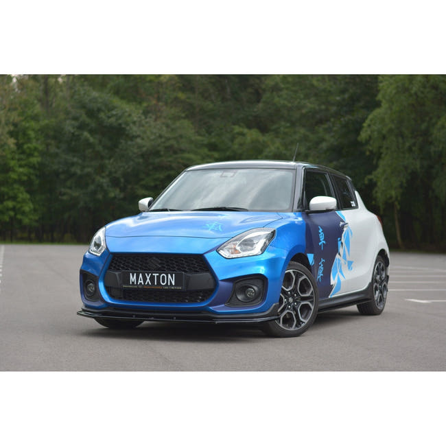 Maxton frontsplitter til Suzuki Swift Mk6 Sport – blank sort – billede 1 af 7