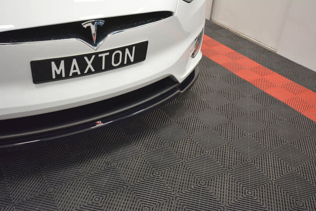 Maxton frontsplitter til Tesla Model X – blank sort – billede 2 af 6