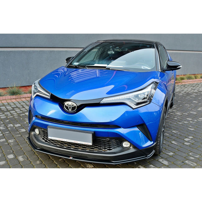 Maxton frontsplitter til Toyota C-HR – blank sort – billede 2 af 4