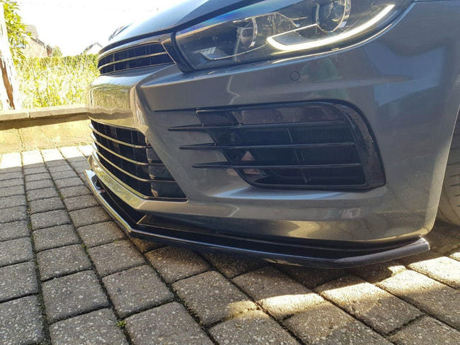 Maxton frontsplitter til Volkswagen Scirocco Mk3 R Facelift – blank sort – billede 2 af 8