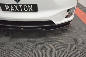Maxton frontsplitter til Tesla Model X – blank sort – billede 2 af 6