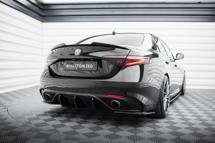 Maxton side splitters til Alfa Romeo Giulia Veloce – blank sort – billede 3 af 5
