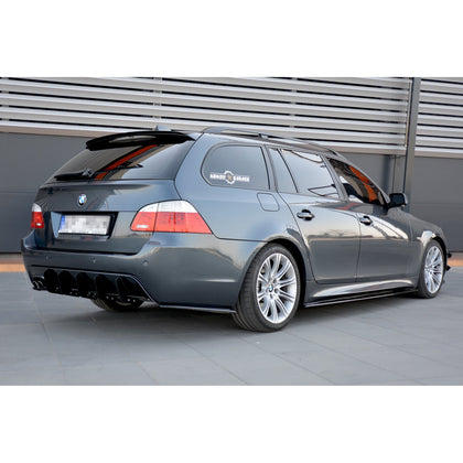 Maxton side splitters til BMW 5 E60/E61 M-PACK – blank sort – billede 3 af 5