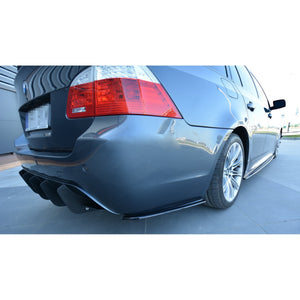 Maxton side splitters til BMW 5 E60/E61 M-PACK – blank sort – billede 1 af 5
