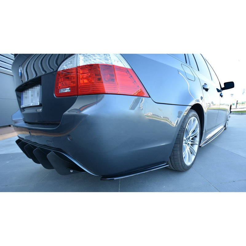 Maxton side splitters til BMW 5 E60/E61 M-PACK – blank sort – billede 1 af 5
