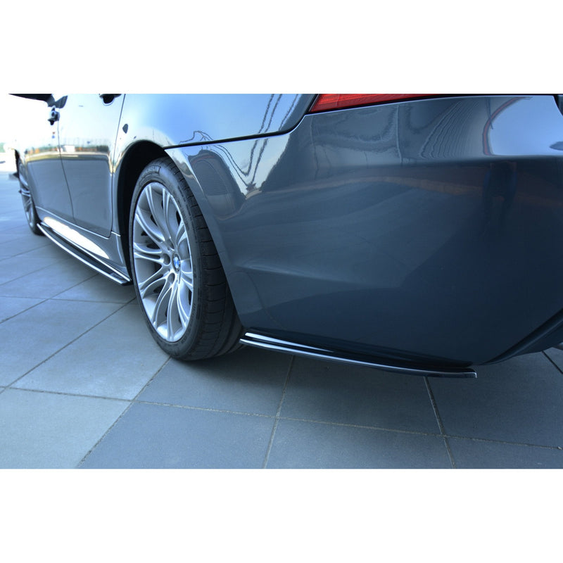 Maxton side splitters til BMW 5 E60/E61 M-PACK – blank sort – billede 5 af 5