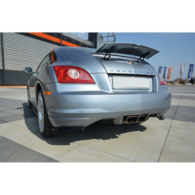 Maxton side splitters til Chrysler Crossfire – blank sort – billede 1 af 4