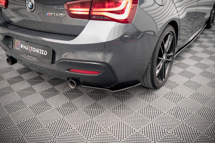 Maxton side splitters til BMW 1 F20/F21 M-Power Facelift – blank sort – billede 1 af 5