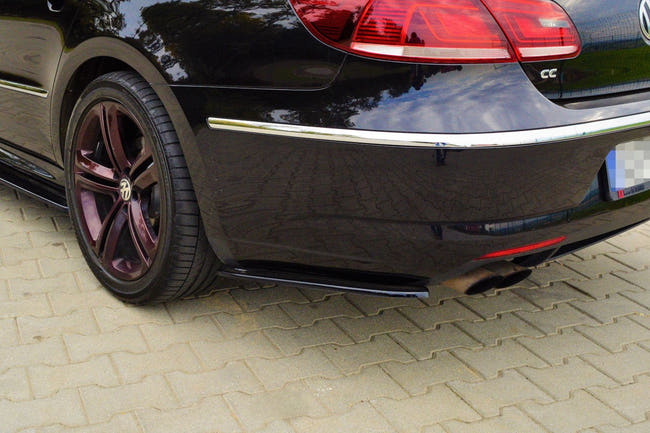 Maxton side splitters til Volkswagen CC R-LINE – blank sort – billede 1 af 2
