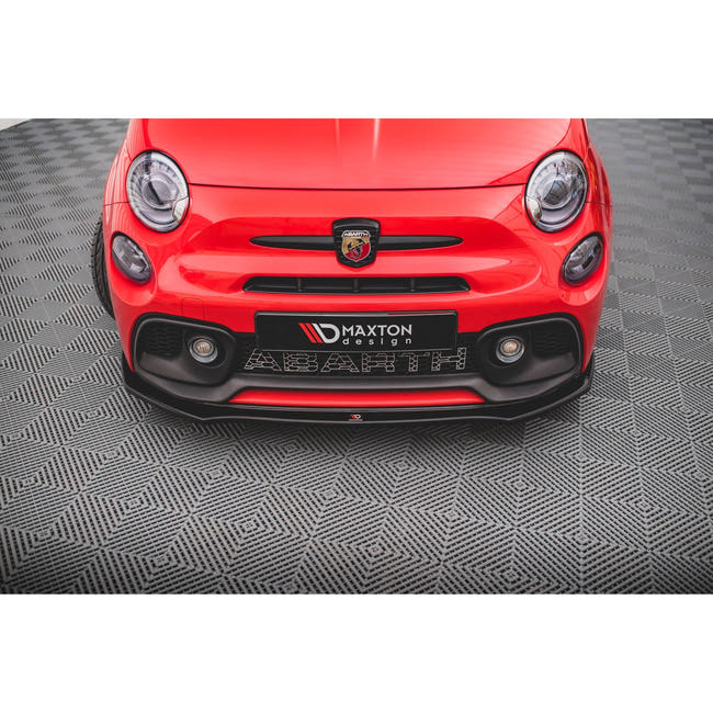 Maxton frontsplitter til Abarth 595 Mk1 Facelift – blank sort – billede 2 af 4