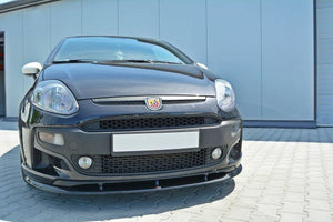 Maxton frontsplitter til Abarth Punto Evo – blank sort – billede 1 af 6