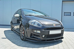 Maxton frontsplitter til Abarth Punto Evo – blank sort – billede 2 af 6