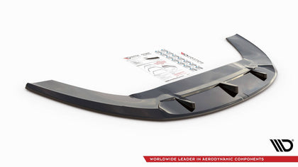 Maxton frontsplitter til Abarth Punto Evo – blank sort – billede 5 af 6