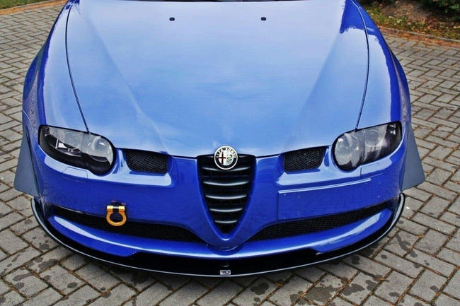 Maxton frontsplitter til Alfa Romeo 147 GTA – blank sort – billede 2 af 5