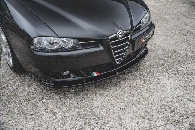 Maxton frontsplitter til Alfa Romeo 156 Facelift – blank sort – billede 1 af 7