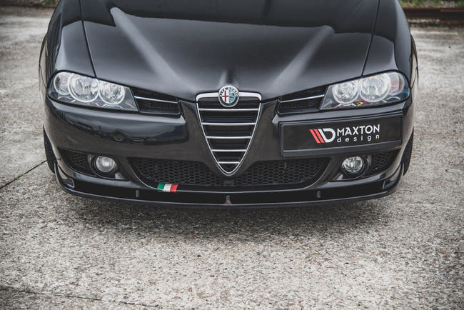 Maxton frontsplitter til Alfa Romeo 156 Facelift – blank sort – billede 2 af 7