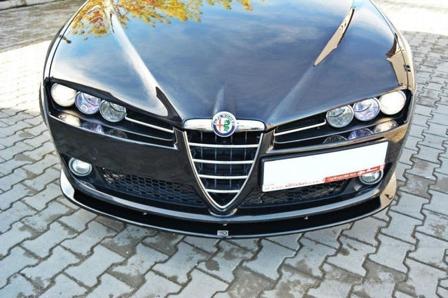 Maxton frontsplitter til Alfa Romeo 159 – blank sort – billede 2 af 5