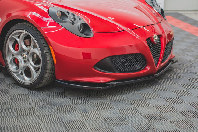 Maxton frontsplitter til Alfa Romeo 4C – blank sort – billede 2 af 6